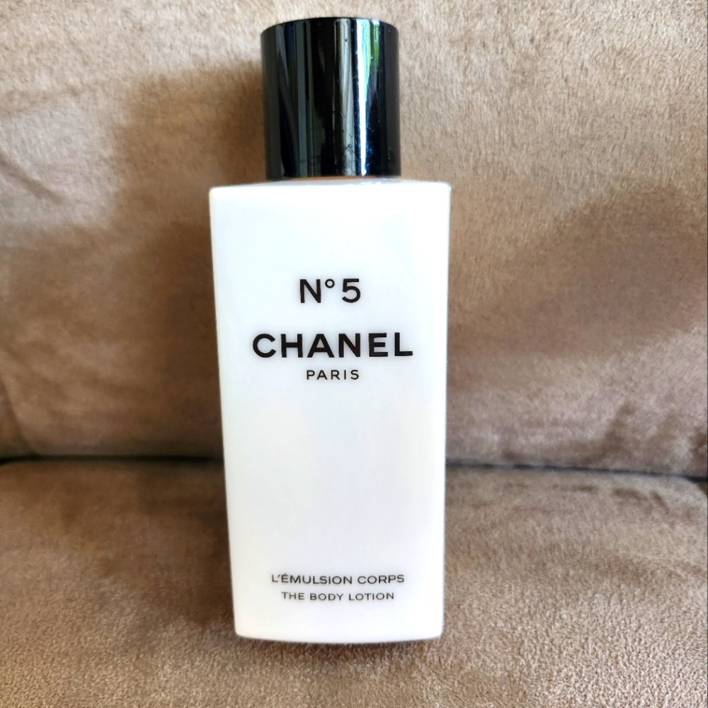 Empty Chanel No 5 Body Lotion Bottle